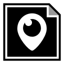 media, periscope, social svg vector icon