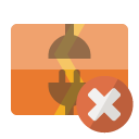 disconnect,vertical,close icon