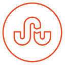 circles, line, neon, social, stumbleupon, vote, web svg vector icon