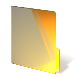 orange,closed,folder icon