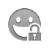 smiley,grin,lock,open icon