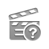 clapperboard,help icon