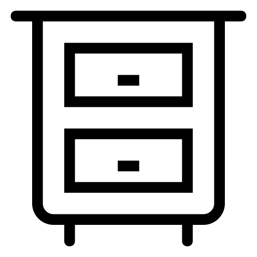 Drawer svg vector icon