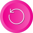 arrow, back, before, circle, circular, rewind svg vector icon