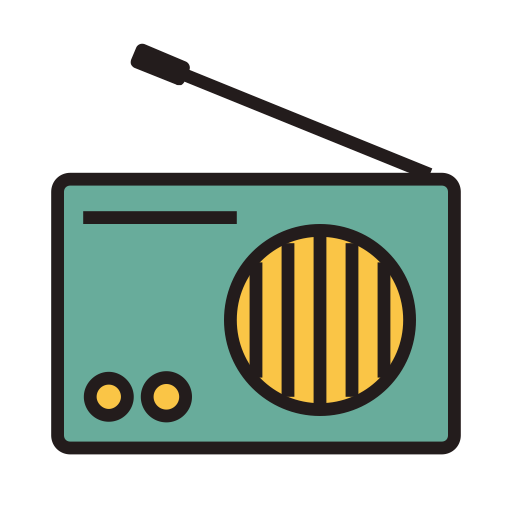 Radio svg vector icon