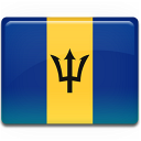barbados, flag icon