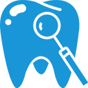 tooth,blue icon