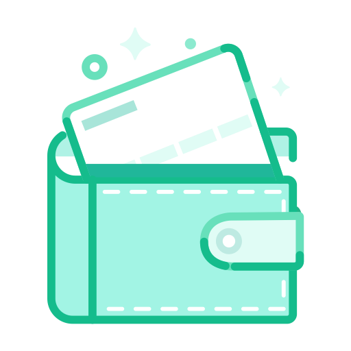 Wallet svg vector icon