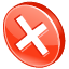 cancel, cancelled, close, control, cross, delete, erase, err, error, exit, invalid, no, reject, remove, stop, terminate, termination, wrong icon