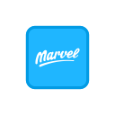 logo, marvel, rounded, square, squares svg vector icon