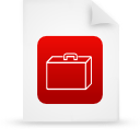 file,document,paper,red icon