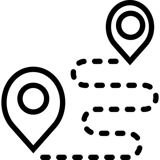 Route svg vector icon