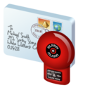 alert, virus icon