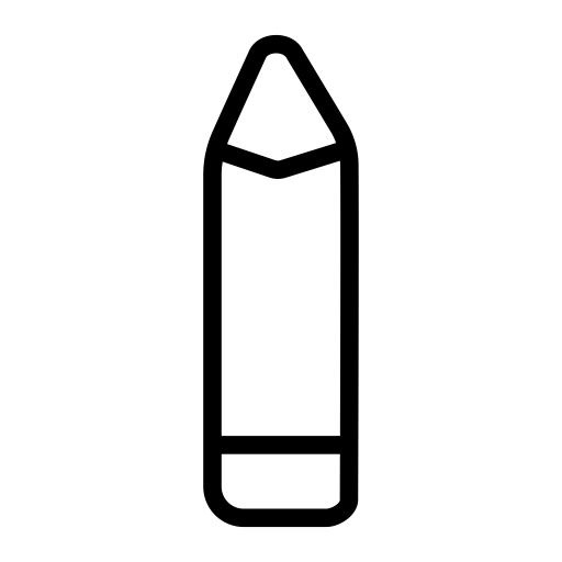 Pencil svg vector icon