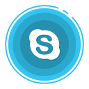skype, social media svg vector icon