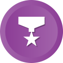 award, medal, prize, ribbon, star, winner svg vector icon