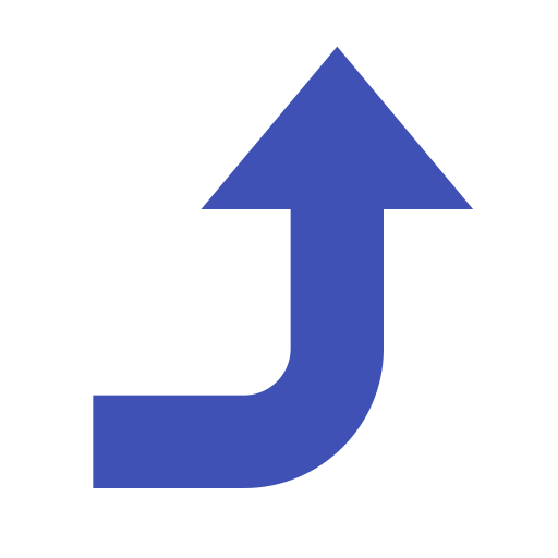 Right Up svg vector icon