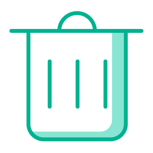 Delete svg vector icon