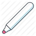 art, design, draw, graphic, highlighter, marker, sketchpen icon