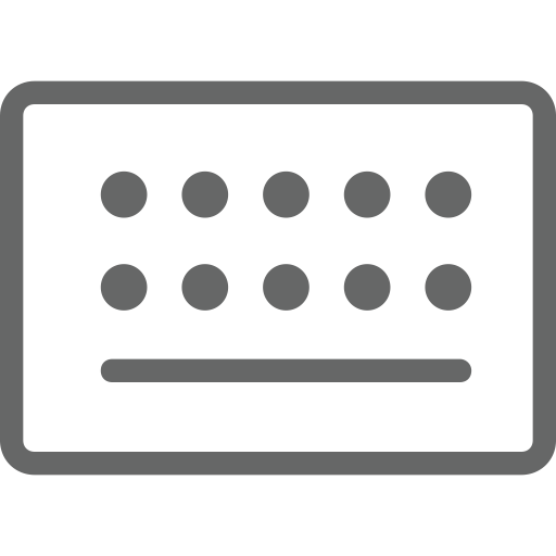 Keyboard svg vector icon