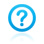 blue, frame, question icon