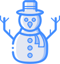 christmas, snowman, xmas svg vector icon