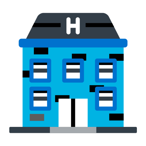 Hotel svg vector icon