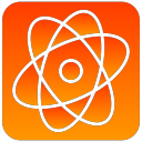 atom, scientific svg vector icon