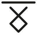 rune, slavic, slavic calendar, symbols, wolf svg vector icon