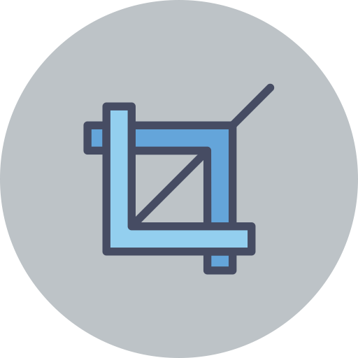 Crop Tool svg vector icon