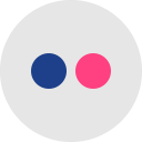 flickr svg vector icon