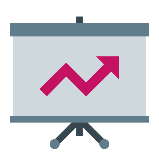 Statistics svg vector icon