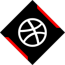 dribbble, everywhere, media, omnipresence, online, presence, social svg vector icon