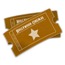 hollywood,ticket icon