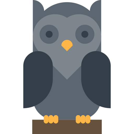 Owl svg vector icon