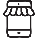 buy, commerce, mobile, onlineshop, shop, shopping, store svg vector icon