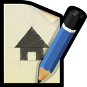 document, draw, plan, sketch icon