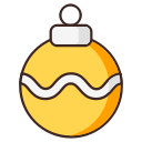 ball, christmas, christmas tree, decoration, ornament svg vector icon