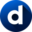 circle, dailymotion, high quality, long shadow, media, social, social media svg vector icon