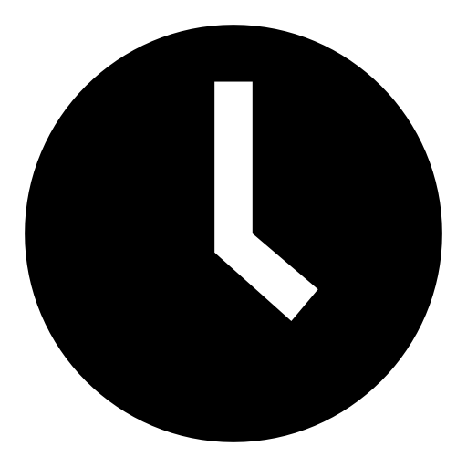 Clock Solid svg vector icon