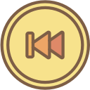 audio, backward, media, media player, music, skip, video player svg vector icon