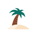 beach svg vector icon