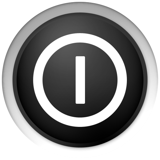 black,shutdown,power off,shut down,turn off icon