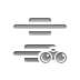 distribute,vertical,center,binoculars icon