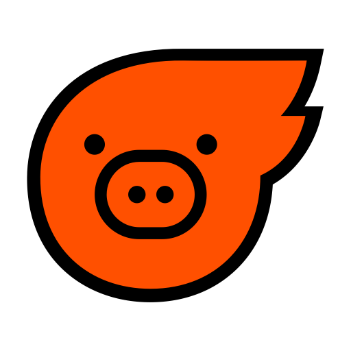 Flying Pig Copy svg vector icon