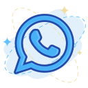 media, social, whatsapp svg vector icon