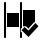distribute,horizontal,left,checkmark icon