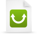 document, file, green, paper icon