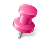base, map, marker, mono, pin, pink, push, right, sticker, super icon