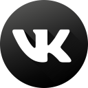 black white, circle, high quality, long shadow, social, social media, vk svg vector icon